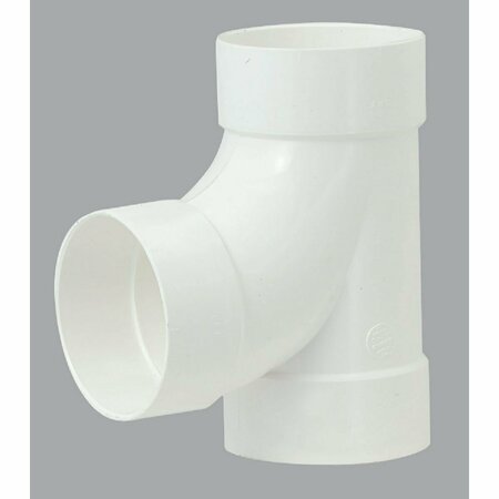 IPEX Canplas Sanitary Tee 4 In. PVC Sewer and Drain Tee 414124BC